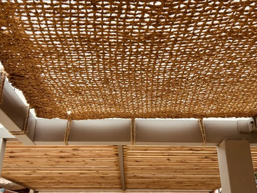 Fibre de coco pergola toiture